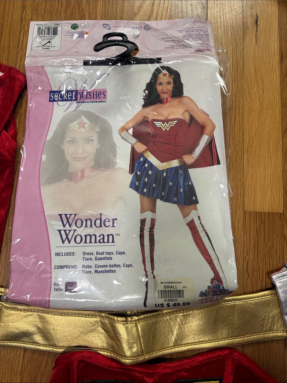 Wonder Woman-Inspired Superhero Costume - Red, Blue & Gold - Picture 5 of 10